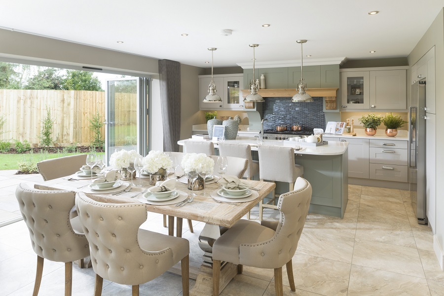 Show home dressing leads to sell out success at Feckenham Gardens